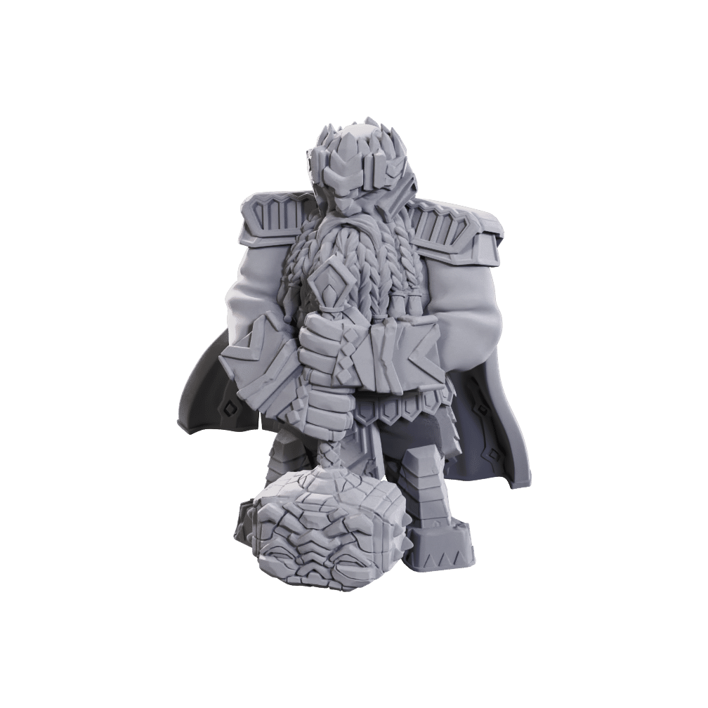Pathfinder Deep Cuts Unpainted Miniatures: Male Dwarf Champion High Level image 0